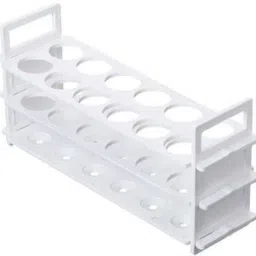 HT Lab Test Tube Stand (3 Tier) Polypropylene Test Tube Rack Plastic Test Tube Rack-image-1