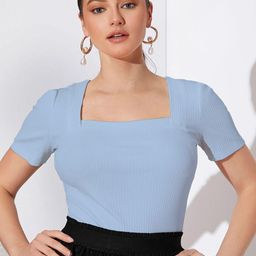 BAESD Square Neck Regular Top-image-11