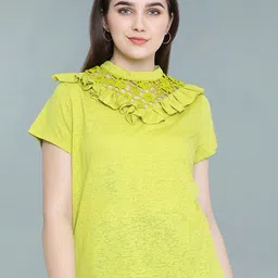 Moda Elementi Sheer Top-image-95