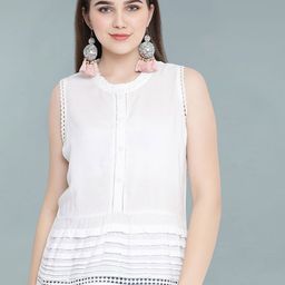 Moda Elementi Sheer Top-image-48