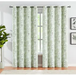 BFAM Green & Black Floral Black Out Window-picture-52