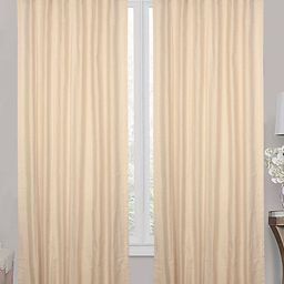 Lushomes Beige 2 Pieces Flax Cotton Door Curtain-image-28