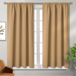 BFAM Beige Set of 2 Sheer Long Door Curtain-37