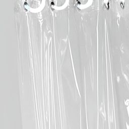 MONKDECOR Transparent Sheer Door Curtain-image-2