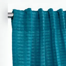Fabindia Teal Green Cotton Window Curtain-image-54