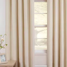 Panipat Textile Hub Beige 2 Pieces Room Darkening Door Curtains-25