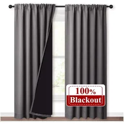 BFAM Grey Sheer Door Curtain-picture-51