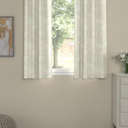 ROSARA HOME Unisex Off White Curtains and Sheers-image-68