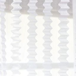 Panipat Textile Hub White & Transparent 2 Pieces Self Design Window Curtains image 4