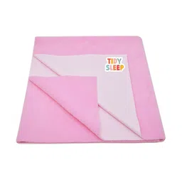 TIDY SLEEP Kids Pink Solid Cotton Water Resistant Mattress Protector-image-17