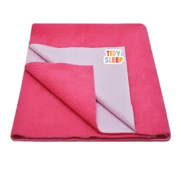 TIDY SLEEP Kids Pink Solid Cotton Water Resistant Mattress Protector-image-70