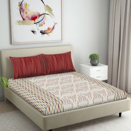 Welspun Unisex Red Bedsheets-image-21