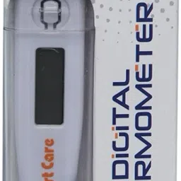Smart Care Flexible Tip Digital Large LCD Display, Highly Accurate & Precise with Buzzer (Pack of 2) Thermometer image 2