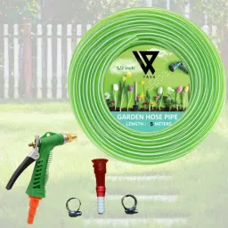 Lightweight Durable Flexible Hose Pipe with 1\2 Spray Gun Accessories (5M) Hose Pipe-image-25