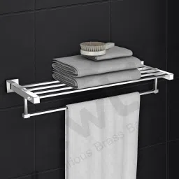 1 Pc Brass 24-Inch Towel Rack Bar for Bathroom – Rod & Hanger Combo 24 inch 1 Bar Towel Rod-image-20
