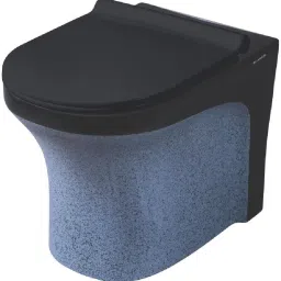 Ceramic Floor Mounted European Water Closet / Designer Western Toilet Commode/ EWC Retro S Trap 100mm / 4 Inch with Slow Motion Slim Seat Cover 53cm x 36cm x 40cm Western Commode-14