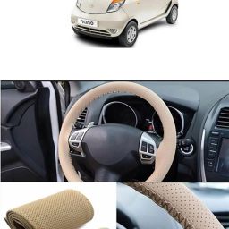 Hand Stiched Steering Cover For Tata Nano-13