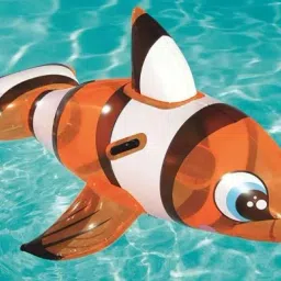 Ride On fish (IND*74) Swimming Pool Multicolor Inflatable Pool Accessory-7