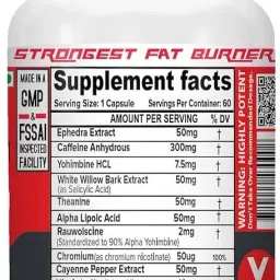 nutrija ECA PLUS - Strongest ECA version Stack of 10 Powerful Weight Loss Ingredients image 2