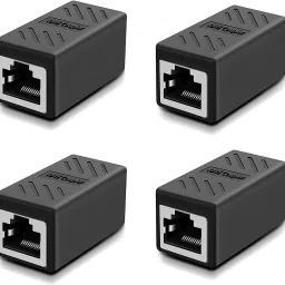Paruht 4 pcs, RJ45 Female To Female Ethernet LAN Cable Adapter Coupler Joiner Lan Adapter-36