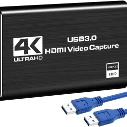 RuhZa Audio Video Capture Card,4K HDMI USB 3.0 Capture Adapter Video Converter HDMI Internal Optical Drive-1