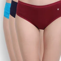 Pack of 3 Women Hipster Multicolor Panty-image-16