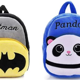 Small 10 L Backpack AVK_Combo of 2 grey batman, blue panda_1402-image-64