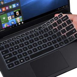 Saco Black,Silicone Keyboard Cover Skin for Dell Latitude 3440 5340 7310 13.3 Inch Notebook Laptop Keyboard Skin-image-98