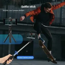 G9 PARAM SUNDARI 350 Mbps Bluetooth Selfie Stick with Wireless Remote And Extended Tripod Stand Access Point image 4