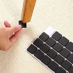 32 Pcs Heavy-Duty Square Furniture Pads Self-Adhesive Rubber Pack OF 1 Rubber Furniture Caster-image-33