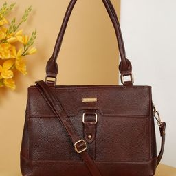Teakwood Leathers Leather Structured Satchel-9