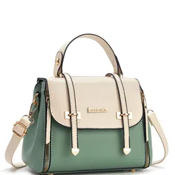 Luvoksi Colourblocked Structured Satchel Bag image 3
