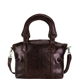 Abelardo De Moda Textured Leather Structured Handheld Bag image 4
