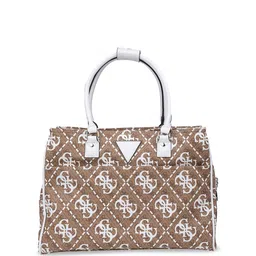 GUESS Typography Printed Oversized Swagger Handheld Bag image 1