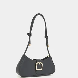 Styli Black Structured Handheld Bag-54