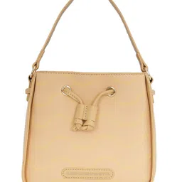United Colors of Benetton PU Structured Hobo Bag-image-19