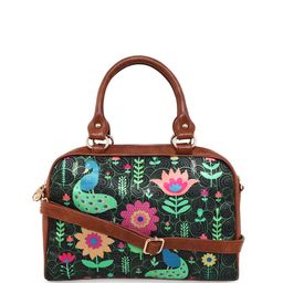 Sabhyata Floral Printed Oversized Structured Handheld Bag-55