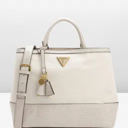 GUESS Structured Animal Textured Handheld Bag image 1