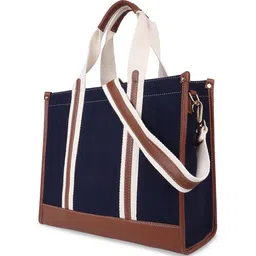 Womanix Striped Structured Handheld Bag image 5