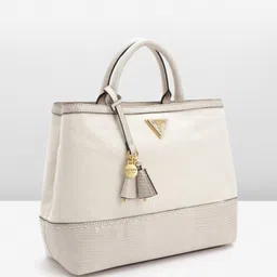 GUESS Structured Animal Textured Handheld Bag image 2