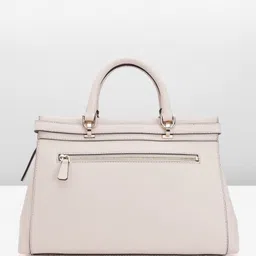 GUESS Solid Textured PU Structured Handheld Bag image 3