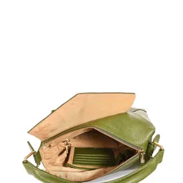 Sassora Textured Leather Structured Handheld Bag image 3