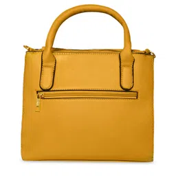 Lavie Omnia Brown Solid Structured Handheld Bag image 5