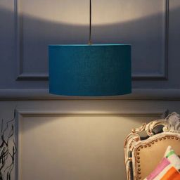 btr crafts Kardish Teal Cotton Hanging Light-picture-12