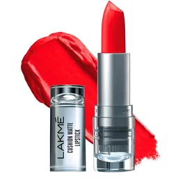 Lakme Cushion Matte Lipstick with French Rose Oil - Red Bombshell-15