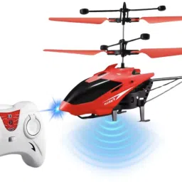 RC Flying Toy Helicopter|Hand Sensor,3D Lights,Safe Age 4+ Rechargeable PK 1-picture-35