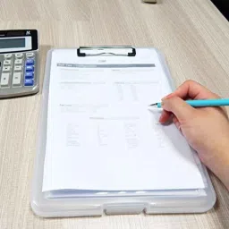 jaravik Clipboard with Storage A4 Size Plastic Storage board with Built in Pen Holder image 4