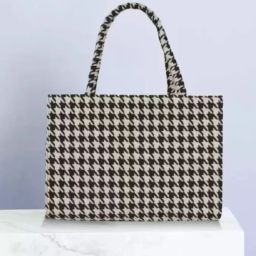 Women Black, Beige Tote-image-26
