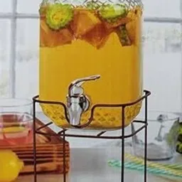 Water Pitcher for Detox Water - Mason Jar 4000 ml Liquid Dispenser Bottom Loading Water Dispenser-image-40