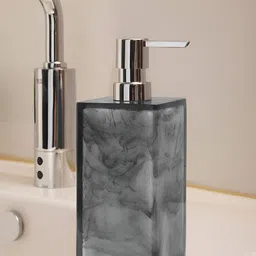 OBSESSIONS Blue & Grey Abstract Polyresin Soap Dispenser-17